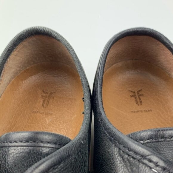 Frye Maya Cvo sneakers  sz 8 black goat leather - Picture 9 of 13